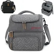 Dual Compartment Lunch Bag Tote with Shoulder Strap