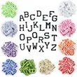 Embroidered Alphabet Number Patches With Heat-sealed Backing