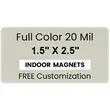 Magnet - 1.5x2.5 Round Corners