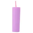 Multicolor Skinny Tumbler with Lid and Straw,Double Wall Cup