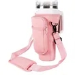 Water Bottle Carrier Bag with Strap,Phone Pocket for Stanley
