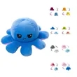 Large Reversible Octopus Plush Toy