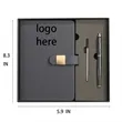 A5 Magnetic Buckle Notebook Set Enterprise Office Gift Box