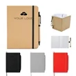 5" x 7" ECO Recycled Notebook and Pen Set