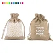 Burlap Drawstring Gift Bag