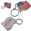 USA Dangling American Flags Souvenir Charm Key Chains