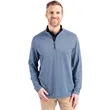 Cutter & Buck Virtue Eco Pique Micro Stripe Recycled Mens...