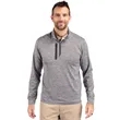 Cutter & Buck Stealth Heathered Quarter Zip Mens Pullover