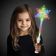 15" Light Up LED Glow Snowflake Wand