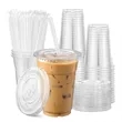 Disposable Coffee Cups with Flat Lids
