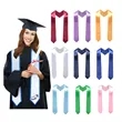 Plain Graduation Honor Stole Angled End With Trim Unisex