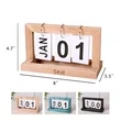 Creative Wooden Modern Simple Ppage Turning Calendar