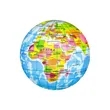 Printed Globe PU Ball 3"