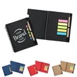Portable Spiral Notebook with Sticky Notes and Pen