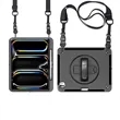 iPad Pro 11 2024 Rugged Case Hand Strap and Shoulder Strap