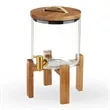 Modern Manor Wood & Glass Drink Dispenser