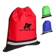 Promo Reflective Safety Drawstring Bags