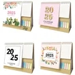 2025 Monthly Desk Calendar Planner with Pockets and Labels