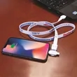 Sublimated Type A to C Charging Cable Lanyard