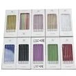 Custom 6-Pack Slim Birthday Candles