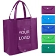 Foldable and durable heavy-duty tote bag with long handle
