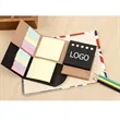 Mini Kraft Paper Cover Memo Pad Notepad w/Sticky Notes