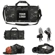 Camouflage fitness travel bag