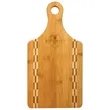 13 1/2" x 7" Paddle Bamboo Cutting Board w/ Butcher Block