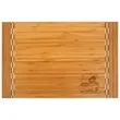 18 1/4" x 12" Bamboo Cutting Board w/ Butcher Block Inlay