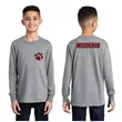 Adult Wildcats Athletic Heather Grey Long Sleeve Shirt