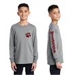Adult Wildcats Athletic Heather Grey Long Sleeve Option 2