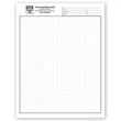 Graph Papers, Standard 1/4", Padded