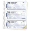 Cash Receipt Books, Colors Design, 3 To Page