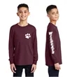 Adult Wildcats Maroon Long Sleeve Shirt Option 2