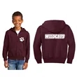 ADULT Wildcats Maroon Zip-Up Hoodie