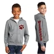 ADULT Wildcats Athletic Heather Zip-Up Hoodie Option 2