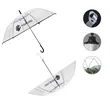 Clear Windproof Rain Wedding Prom Outdoor Bubble Umbrella