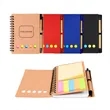 Small Spiral Notebook With Sticky Notes And Flags
