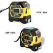 130ft/40m  3-in-1 Infrared Digital Laser Measure Tape