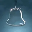 Crystal Christmas Bell Shaped Holiday Ornament