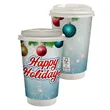 16 oz. Holiday Full Color Paper Cup with Lid