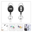 Retractable Badge Reel with Keychain
