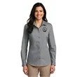 Port Authority Women's Long Sleeve Carefree Poplin Shirt.