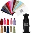 MOQ 100 Faux Linen Wine Bottle Drawer Pocket