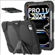 iPad 11 Pro M4 2024 Rugged Case with Stand
