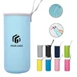 Multi-color insulated collapsible water bottle sleeve cover
