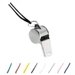 Stainless Steel Sport Whistle With Lanyard
