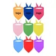 19'' Custom Polyester Triangle Pet Bandanna Full Color