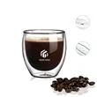 Insulated Double Wall Tumblers Glass Espresso Mugs Cups