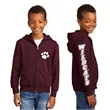 YOUTH Wildcats Maroon Zip-Up Hoodie Option 2